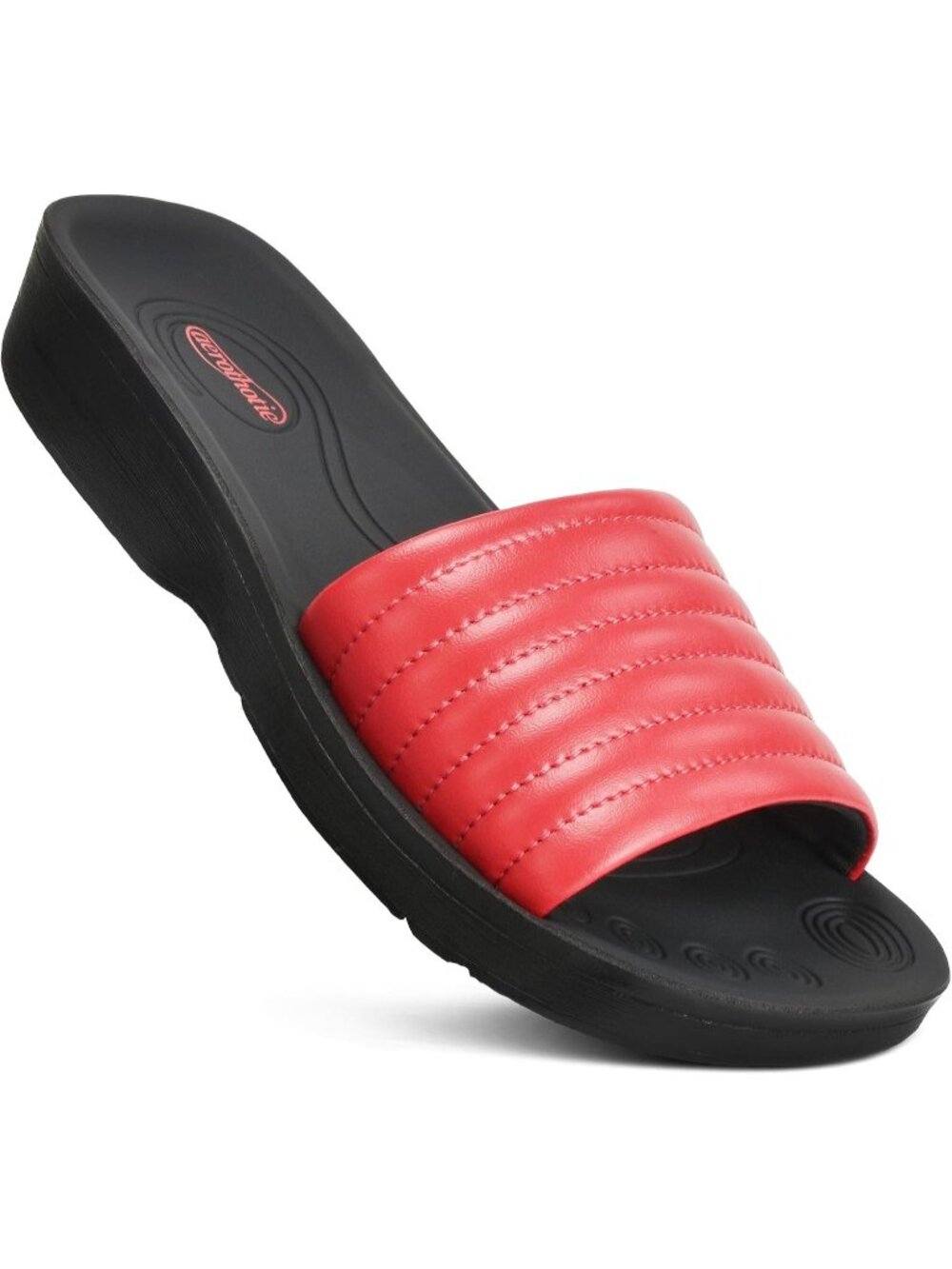 🆕Women's Maeve Red Plantar Fasciitis Slides Arch Support Ladies Sandals